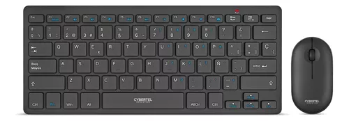KIT TECLADO Y MOUSE INALAMBRICO CYBERTEL EVOLUTION, CYB WT 801, SLIM