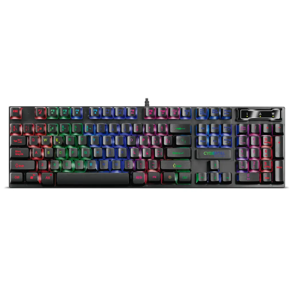 TECLADO GAMER CYBERTEL XTREME, CYB K505, USB