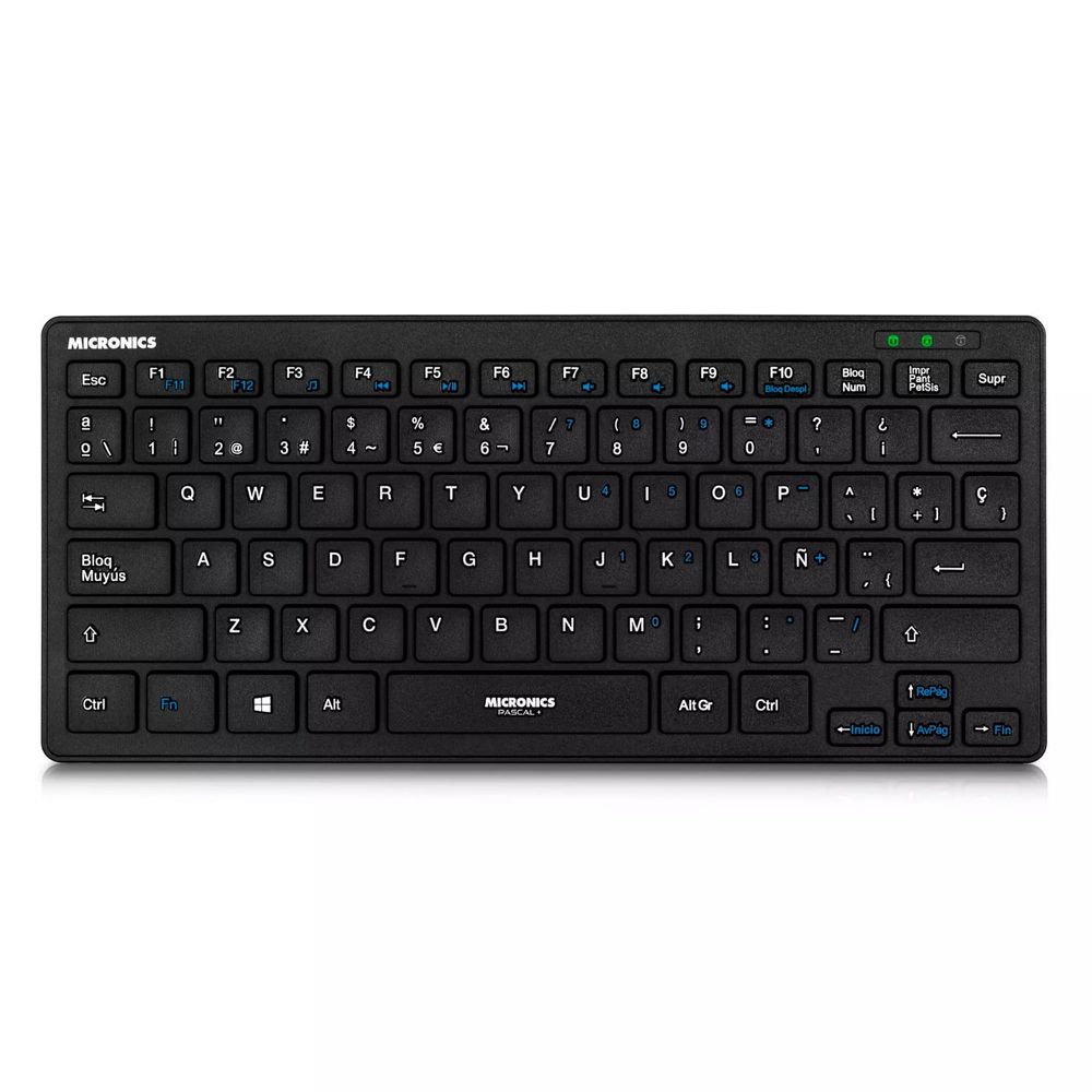 TECLADO SLIM MICRONICS PASCAL, MIC K500