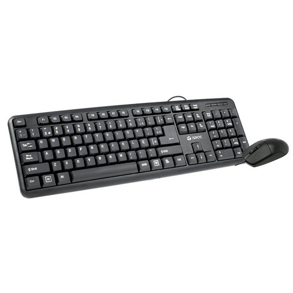KIT TECLADO Y MOUSE TEROS T-4062N, USB