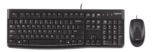 KIT TECLADO Y MOUSE LOGITECH MK120, USB