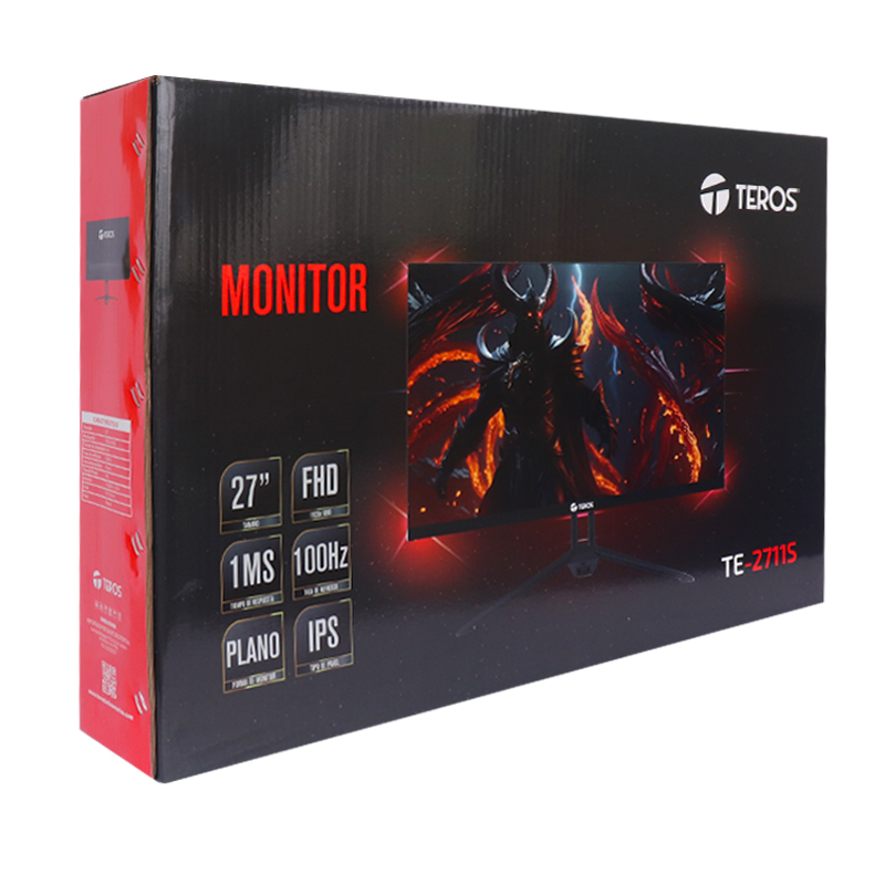 MONITOR TEROS TE-2711S, 27 PULGADAS, FHD, 1MS, 100HZ, IPS, PLANO