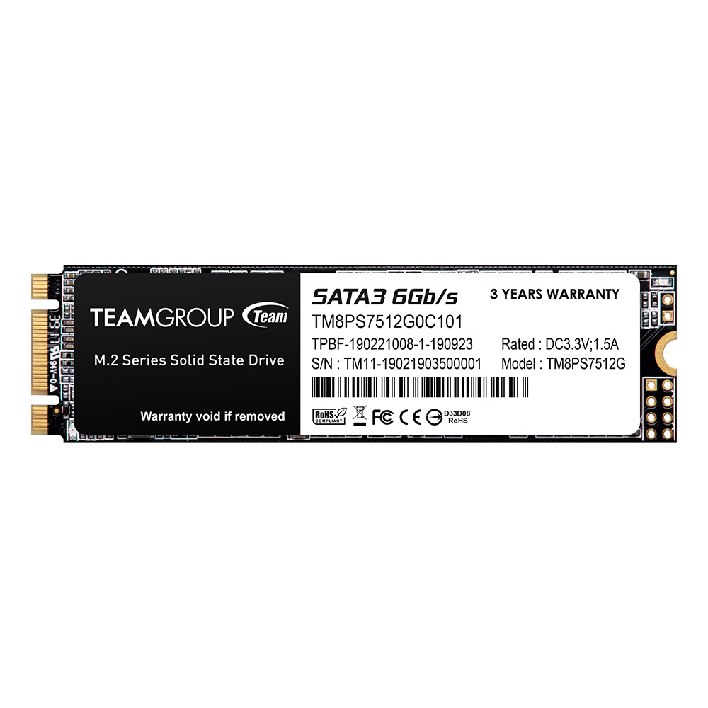 DISCO SOLIDO SSD 512GB TEAMGROUP MS30 M.2 SATAIII, 6GB/S