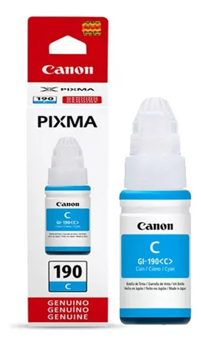 Tinta Canon GI - 190 C, cyan 70ml, caja