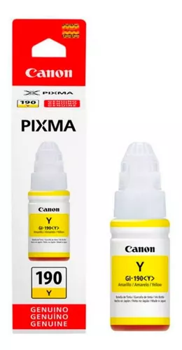 Tinta Canon GI - 190 Y, amarillo 70ml, caja