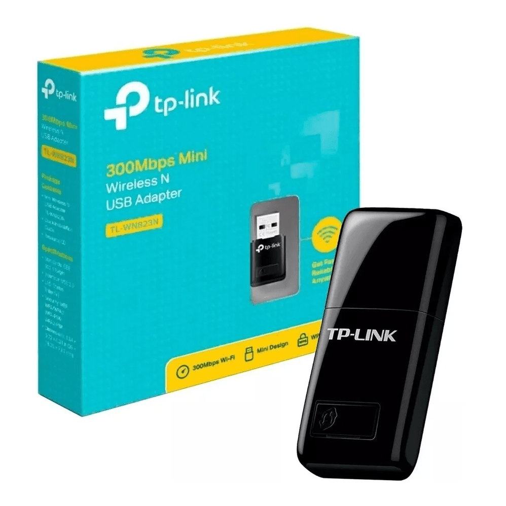 ADAPTADOR MINI WIFI TP-LINK TL-WN823N, 2.4GHZ, 300MBPS