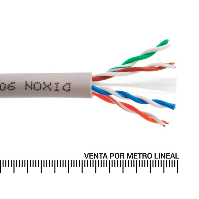 METRO DE CABLE UTP CAT6 DIXON 3060 CCA, INTERIOR