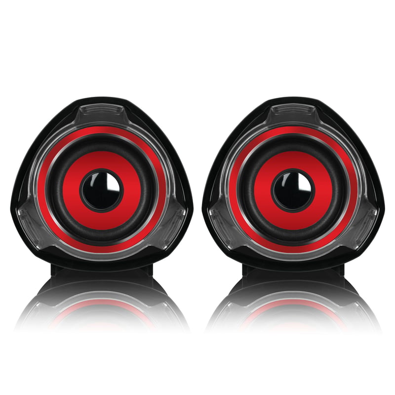 PARLANTE PARA COMPUTADORA MICRONICS RHAPSODY+ MIC S315R, ROJO 
