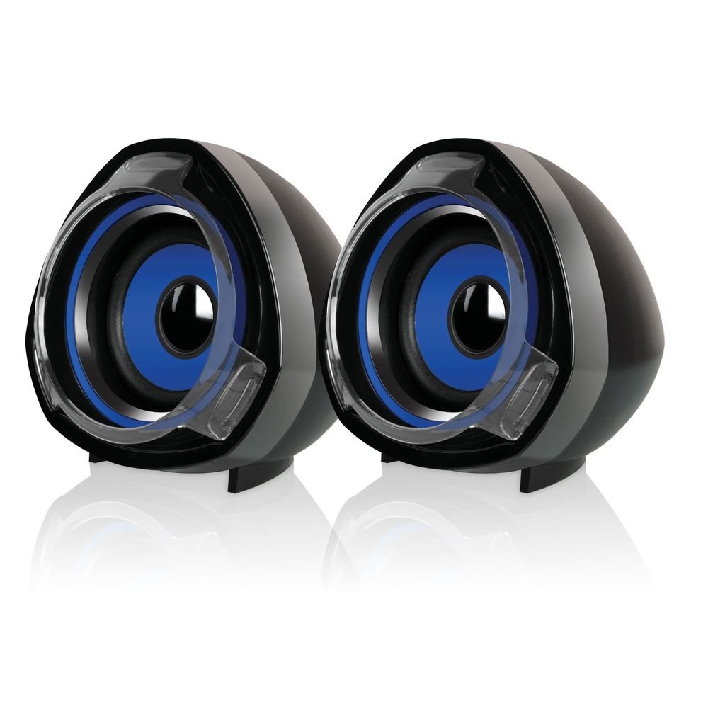 PARLANTE PARA COMPUTADORA (USB) MICRONICS RHAPSODY+ MIC S315B, AZUL