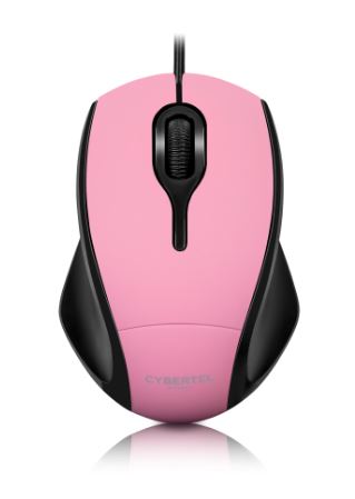 MOUSE INALAMBRICO DVINCI, CYB M201R, ROSA