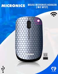 MOUSE INALAMBRICO MICRONICS HEXAGON, MIC M727