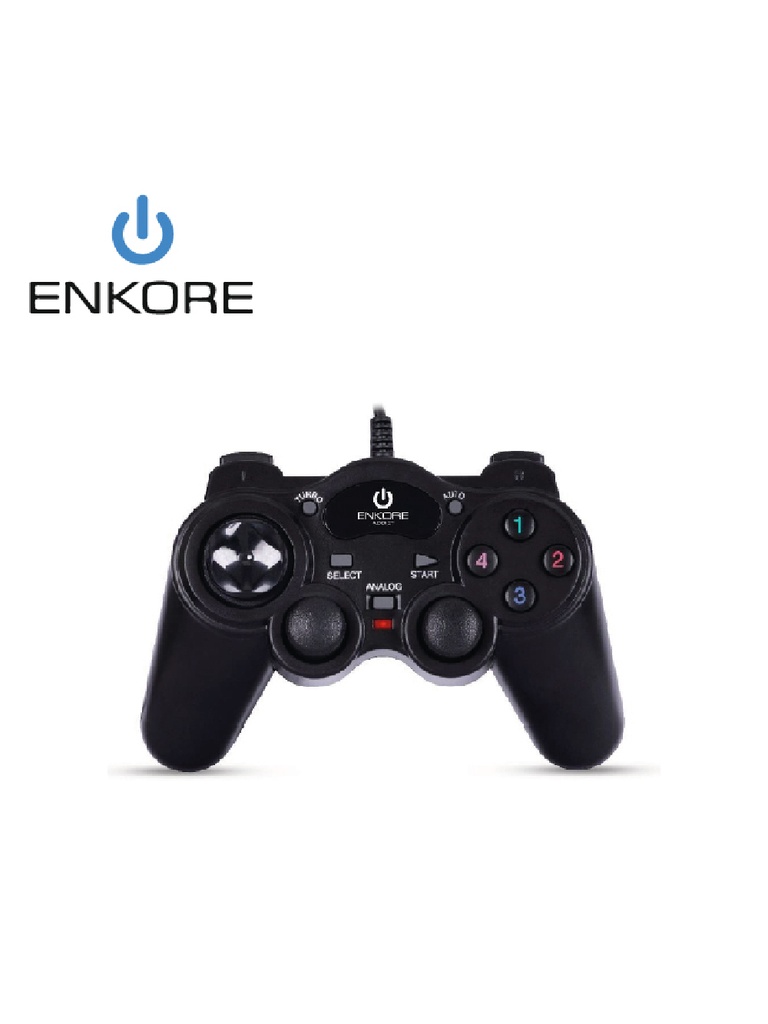 MANDO PARA PC, GAME PAD USB ENKORE ADDICT ENK G300, VIBRACION