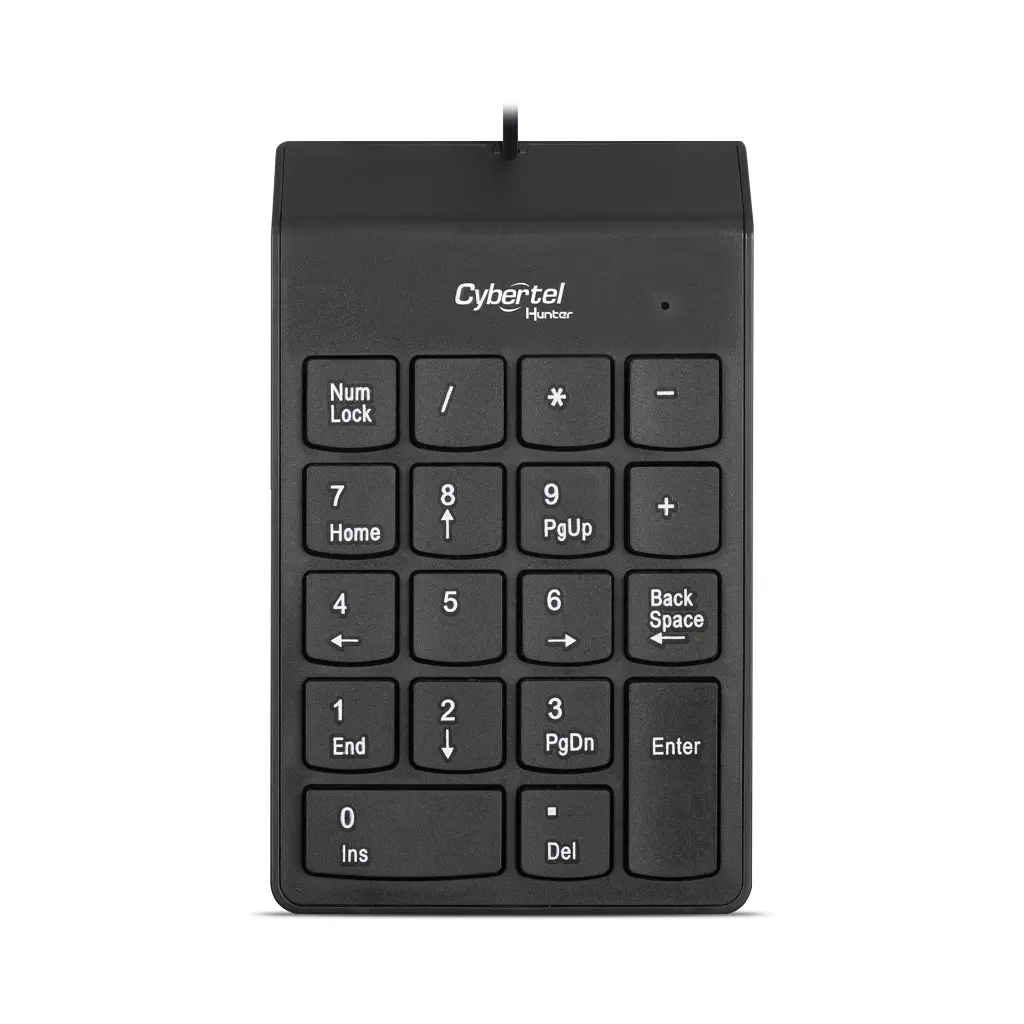 TECLADO NUMERICO CYBERTEL HUNTER, CYB K303, USB