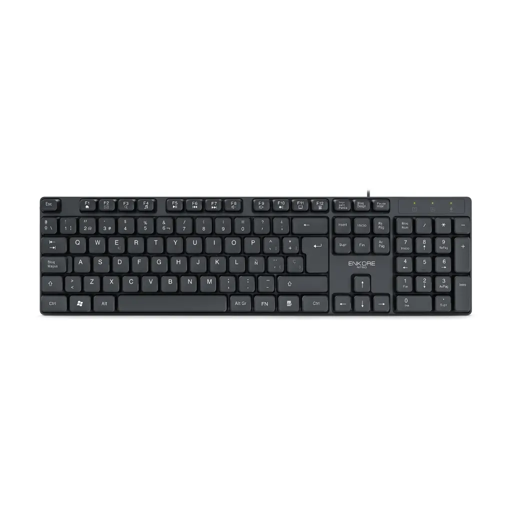 TECLADO ENKORE NITRO, ENK 302, USB