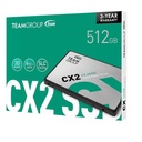 DISCO SOLIDO SSD 512GB TEAMGROUP CX2, 2.5, 6GB/S