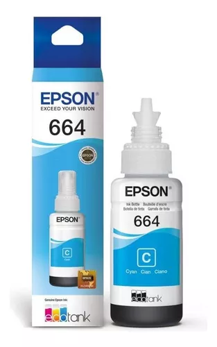 Tinta Epson 664, cyan, 70ml, caja