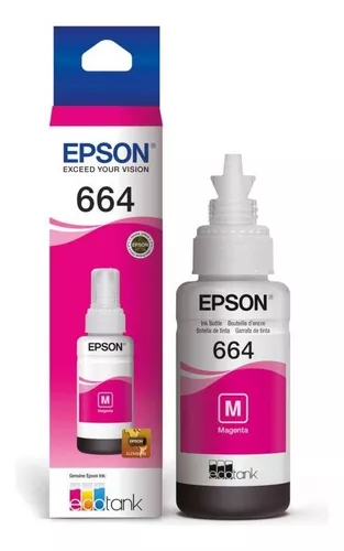 Tinta Epson 664, magenta, 70ml, caja