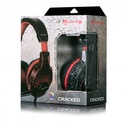 AUDIFONO GAMING CYBERTEL CRACKED, CYB HG500L, JACK 3.5MM, USB