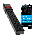 SUPRESOR DE PICOS FORZA, PS-001B, 6 TOMAS