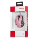 MOUSE CYBERTEL DVINCI, CYB M201R, ROJO, MORADO